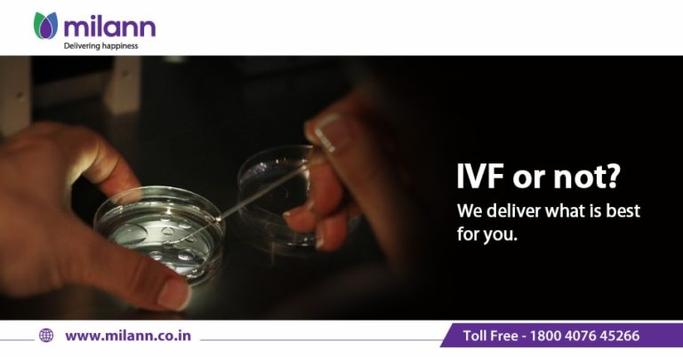 A person testing out samples to deliver the best results for IVF.